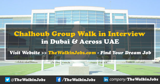 Chalhoub Group Walk in Interview