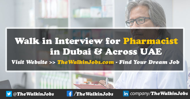 Pharmacist Jobs in Dubai