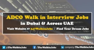 ADCO Walk in Interview Jobs