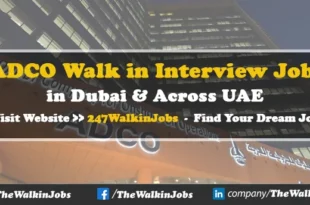 ADCO Walk in Interview Jobs