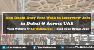 Abu Dhabi Duty Free Walk in Interview