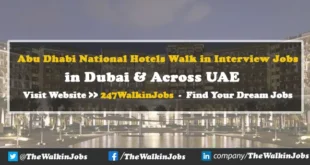 Abu Dhabi National Hotels Walk in Interview