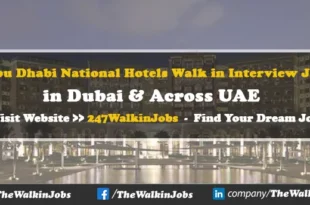 Abu Dhabi National Hotels Walk in Interview