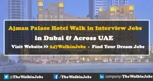 Ajman Palace Hotel Walk in Interview