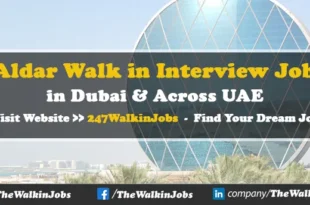 Aldar Walk in Interview Jobs