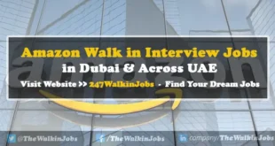 Amazon Walk in interview Jobs