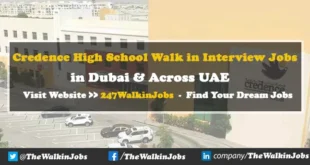 Credence High School Walk in Interview