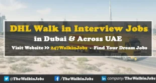 DHL Walk in interview Jobs