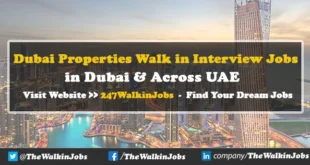 Dubai Properties Walk in Interview