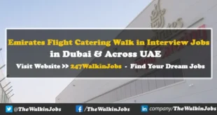 Emirates Flight Catering Walk in Interview Jobs