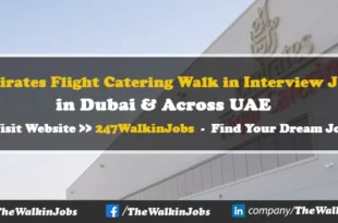 Emirates Flight Catering Walk in Interview Jobs