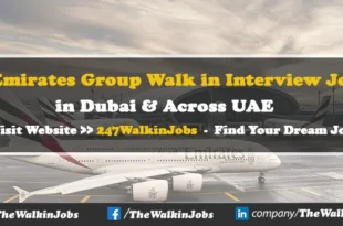 Emirates Group Walk in Interview