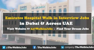 Emirates Hospital Walk in Interview