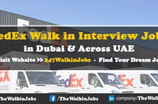 FedEx Walk in Interview Jobs in UAE