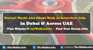 Ferrari World Abu Dhabi Walk in interview