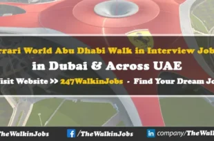 Ferrari World Abu Dhabi Walk in interview