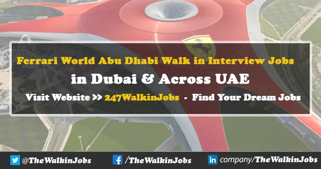 Ferrari World Abu Dhabi Walk in interview 