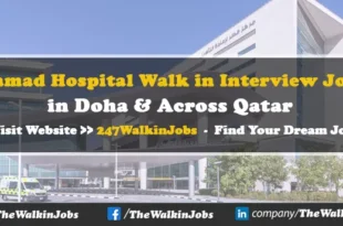 Hamad Hospital Walk in interview Jobs