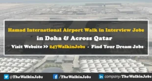 Hamad International Airport Walk in Interview Jobs