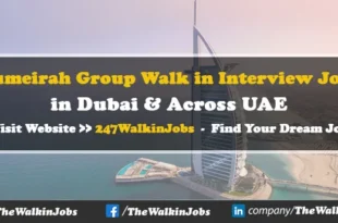 Jumeirah Group Walk in Interview Jobs