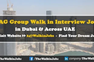 MAG Group Walk in interview Jobs