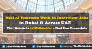 Mall of Emirates Walk in Interview Jobs