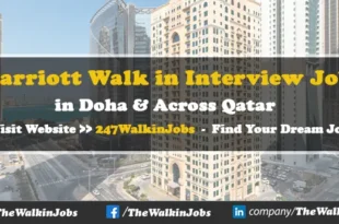 Marriott Walk in interview Jobs in Qatar