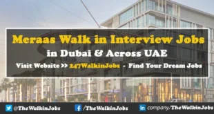 Meraas Walk in interview Jobs