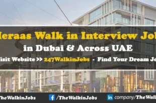 Meraas Walk in interview Jobs