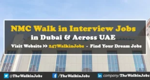 NMC Walk in Interview Jobs