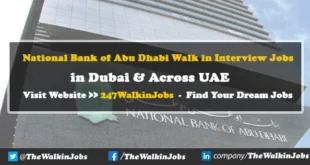 National Bank of Abu Dhabi Walk in Interview