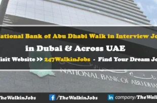 National Bank of Abu Dhabi Walk in Interview