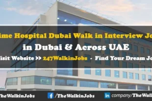 Prime Hospital Dubai Walk in Interview Jobs