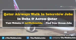 Qatar Airways Walk in interview Jobs