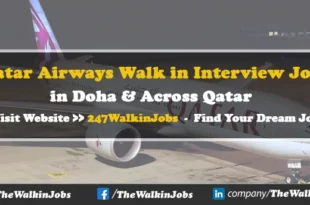 Qatar Airways Walk in interview Jobs