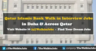 Qatar Islamic Bank Walk in interview Jobs