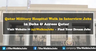 Qatar Military Hospital Walk in Interview Jobs