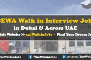 SEWA Walk in Interview Jobs