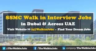 SSMC Walk in interview