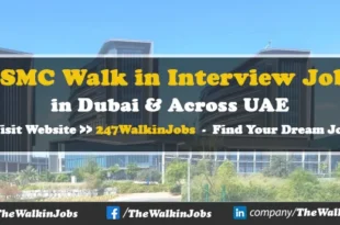 SSMC Walk in interview