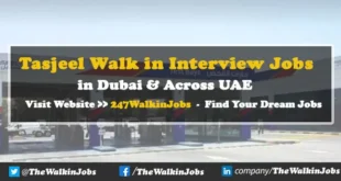 Tasjeel Walk in interview