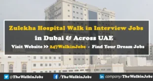 Zulekha Hospital Walk in interview Jobs